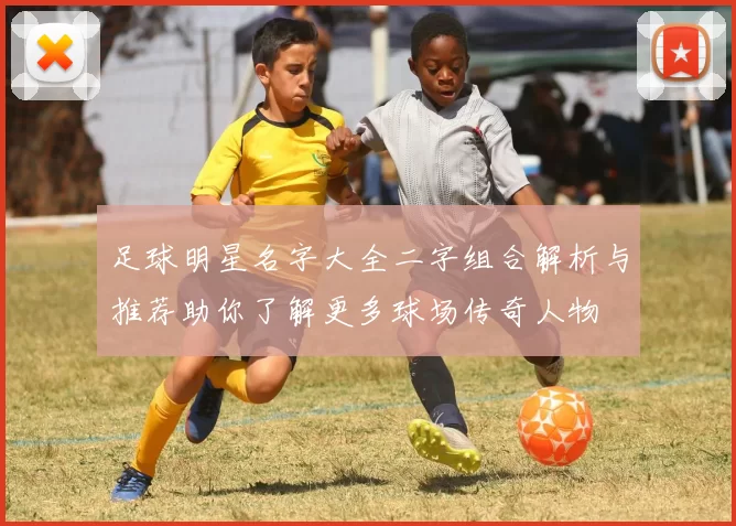 足球明星名字大全二字组合解析与推荐助你了解更多球场传奇人物
