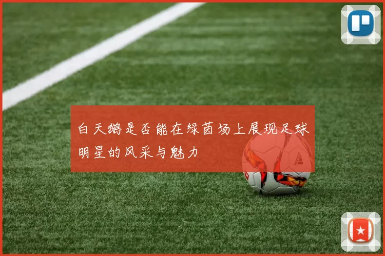 白天鹅是否能在绿茵场上展现足球明星的风采与魅力