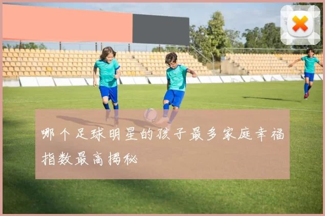 哪个足球明星的孩子最多家庭幸福指数最高揭秘